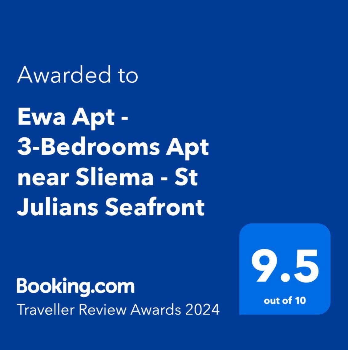 Ewa Apt - 3-Bedrooms Apt Near Sliema - St Julians Seafront Gzira 外观 照片